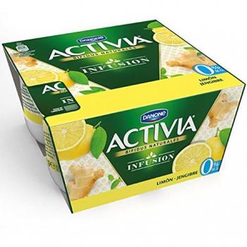 Activia Infusionado con Limón y Gengibre 0% - 1 unidad