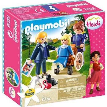 PLAYMOBIL- Clara, Padre y Srta Rottenmeier Set Juguetes, Multicolor