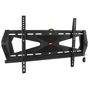 Soporte de Pared Fijo de Seguridad para TV y Monitores de 37 a 80 pulgadas, Alta Capacidad, Pantallas Planas y Curvas, Certificado UL