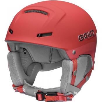 Briko - Casco de nieve de mujer Giada Lady Multi Impact, color rojo claro mate, tamaño M-L