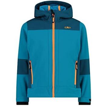 CMP Chaqueta Softshell Infantil Fix Hood 3A00094, Reef-Deep Lake, Talla 98