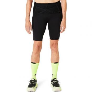 Mallas de running ASICS Fujitrail para mujer en negro, talla M
