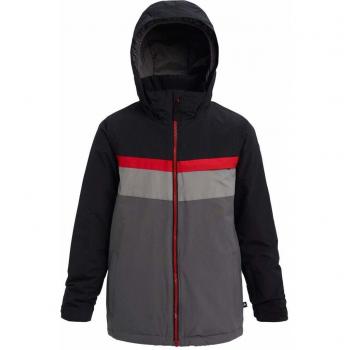Burton B PITCHPINE JK - Cazadora Infantil de esquí y Snowboard, Niños, Color Negro y Multicolor, tamaño Small