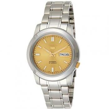 Seiko 5 Automatic Men's Watch 21 Jewels Gold SNKK13