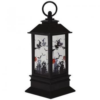 Farol con Vela Luz y Sonido 18X9 cm Fiestas Guirca