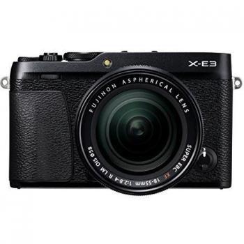Fujifilm X-E3 - Cámara Evil de 24.3 MP y kit cuerpo con objetivo Fujinon XF 18-55 mm, color negro
