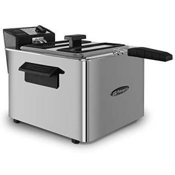 Orbegozo Fdr 80 - Freidora Profesional, 8 L, Termostato Regulable, Indicadores Luminosos, Asa De Tacto Frío, Recogecables, Acero Inoxidable, 3000 W