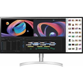 LG 34WK95U-W - Monitor 34 pulgadas UltraWide 5K WUHD, 60Hz, 5 ms, 1200:1, 450nit, DCI-P3 98%, 21:9, HDMI, DisplayPort