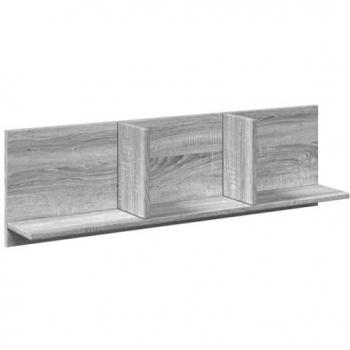 Gabinete de pared 100x16,5x30 cm en conglomerado gris Sonoma