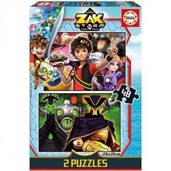 Educa Borrás Zak Storm Puzzle 2X48 Piezas