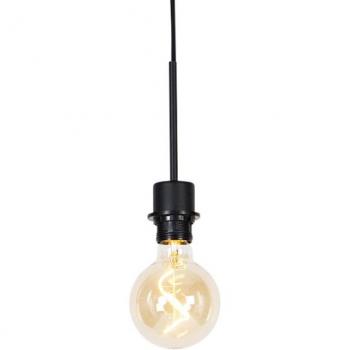 Lámpara colgante moderna negra sin pantalla COMBI 1 - Acero, LED, Max. 1 x 60 Watt