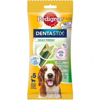 Pedigree Dentastix Fresh Daily Freshness Dog Treats - Medium Dogs (5 Pack)