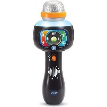 Micrófono Inalámbrico Vtech Super Micro Magic'Fun - Bluetooth, Efectos Sonoros y Cambios de Color, Juguete Musical para Niños a Partir de 2 Años