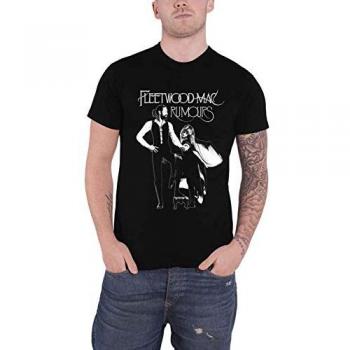 Fleetwood Mac Rumours Black T-Shirt - Unisex - Size L - 100% Cotton Jersey