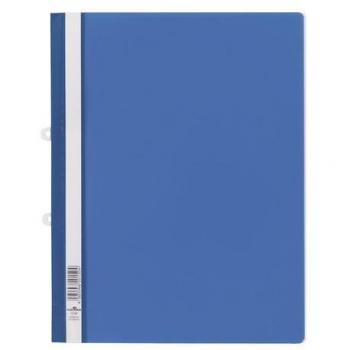 Carpeta Transparente A4 Azul con Tira de Archivo - Pack de 25 Unidades