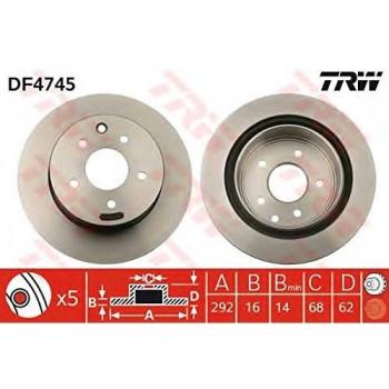 TRW Automotive AfterMarket DF4745 TRW