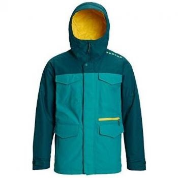 Burton Covert Chaqueta De Snowboard, Hombre, Green-Blue Slate/Deep Teal, L