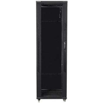 Lanberg Rack Cabinet 19 42U 600x600mm Flat Pack Black FF01-6642-12B