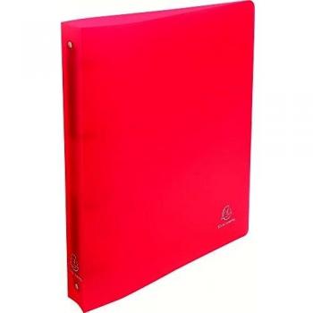 Exacompta 51265E Cartelle ad Anelli, 32x26 cm, Rosso