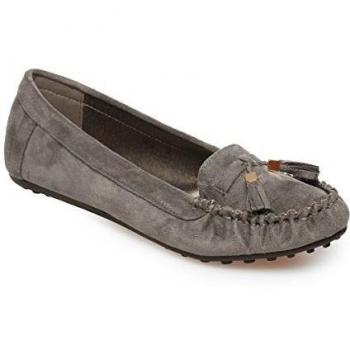 La Modeuse - Mocasines para mujer, gris