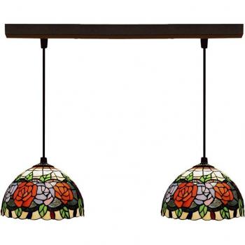 Lámpara de techo Viro Multicolor Hierro 60 W 50 x 20 x 20 cm