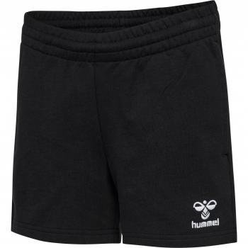 Hummel Pantalones Cortos Go 2.0 para niños, tejido ligero, secado rápido, cintura elástica con cordón ajustable, diseño moderno y logo de Hummel en la pierna