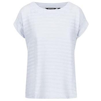 Regatta Women's Coolweave Cotton Adine Stripe T-Shirt, White, Size 10