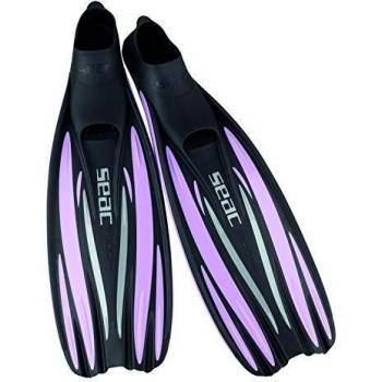Seac F 100 Pro Aletas de Buceo para Adultos, Zapatillo Cerrado, Rosado, 38
