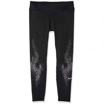 NIKE Fast Mallas, Mujer, Black/Vivid Purple, M