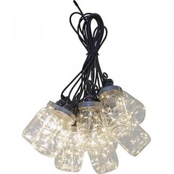 Guirnalda de luces LED 'Botella Circus' cálida con 10 LEDs