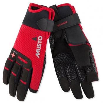 Musto 2018 Perfomance Sailing Long Finger Gloves Red AUGL004 Size - - Small