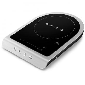 Placa de Inducción Portátil Smeg PIC01BLMEU 2100W, Negra, Función Boost, Accesorios Incluidos