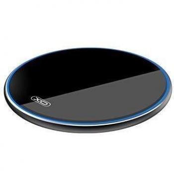 XO Cargador inalámbrico Qi de 10 W, cargador por inducción para smartphones, color negro