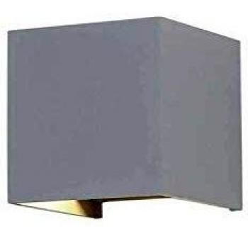 Aplique LED 6W Gris Impermeable IP54 - Blanco Natural 4000K
