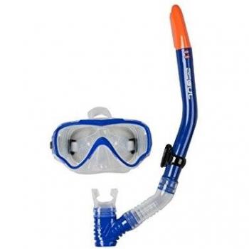 Gul niños máscara y Snorkel conjunto Azul Talla:talla única