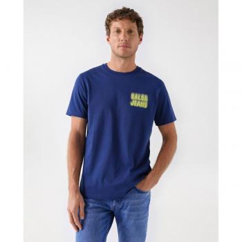 Camiseta de hombre manga corta con branding y estampados Salsa Jeans
