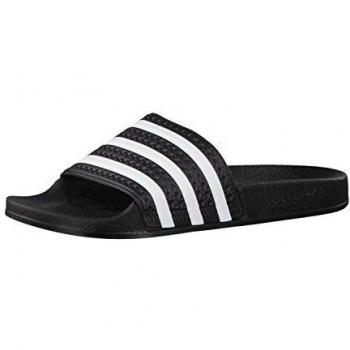 Adidas Adilette Slide - Men's Flip-flops and Sandals - Core Black/White/Core Black - Size 7.5 US / 6.5 UK