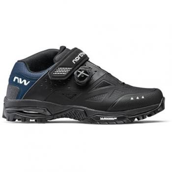 Northwave Zapatillas MTB Enduro Mid 2 Azul y Negro, Hombre, Talla 39