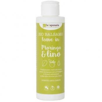 La Saponaria Acondicionador Sin Aclarado de Moringa & Aceite de Lino Antiencrespamiento 150ml