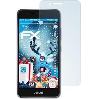 atFoliX Lámina Protectora de Pantalla Compatible con ASUS ZenFone 3 MAX ZC520TL Película Protectora, Ultra Transparente FX Lámina Protectora