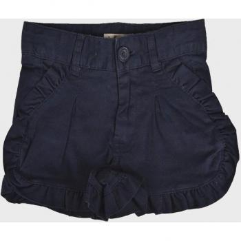 Shorts de niña La Ormiga 1071200601 en color azul marino con bolsillos laterales y cierre con cremallera