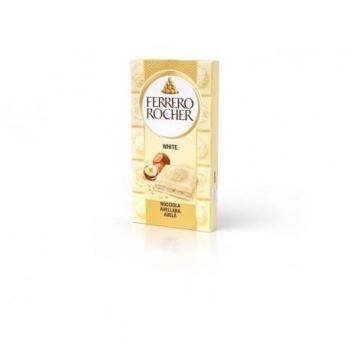 Chocolate blanco con avellana Ferrero Rocher 92 gr