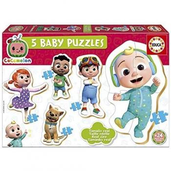 Set de 5 Puzzles Infantiles Cocomelon