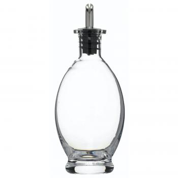 Aceitera/Vinagrera de Cristal con Dispensador Metálico 400 ml