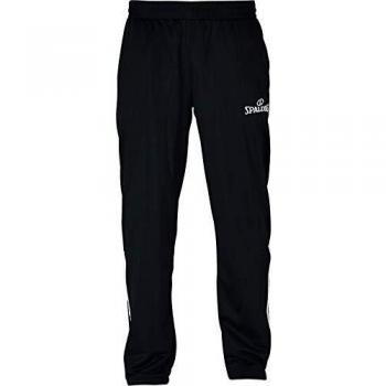 Spalding Team Warm Up Pants Pantalón, Hombre, Black/White, 140