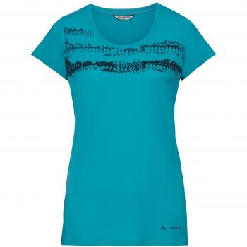 VAUDE Women 's Gleann Camiseta V – Camiseta, Primavera/Verano, Mujer, Color Cian, tamaño XXS