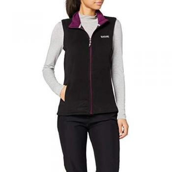 Regatta Sweetness II, Chaleco de forro polar para mujer, Negro