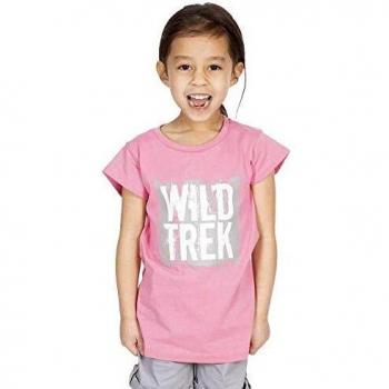 Trespass Girls Arriia Camiseta, Fenicottero, 3-4 Anni Muchachas