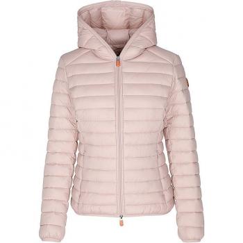 Save The Duck Giga Daisy Lightweight Puffer Jacket for Women in Pink, Size 44 (2XL)