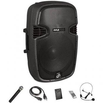 PPHP1241WMU - Sistema de altavoces PA portátil inalámbrico - Compatible con Bluetooth, altavoz activo, amplificador de 2 vías de 1000 vatios